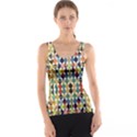 Retro Pattern Abstract Tank Top View1