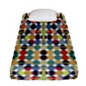 Retro Pattern Abstract Fitted Sheet (Single Size) View1