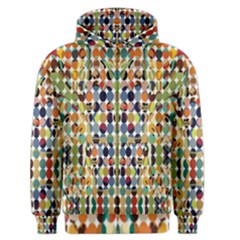 Retro Pattern Abstract Men s Zipper Hoodie