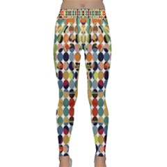 Retro Pattern Abstract Classic Yoga Leggings