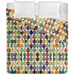 Retro Pattern Abstract Duvet Cover Double Side (california King Size)