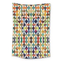 Retro Pattern Abstract Large Tapestry