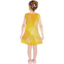 Yellow Pattern Painting Kids  Tunic Dress View2