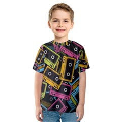 Type Pattern Kids  Sport Mesh Tee