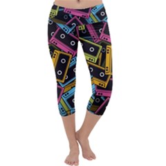 Type Pattern Capri Yoga Leggings