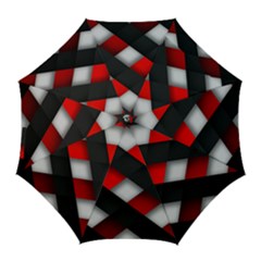 Red Textured Golf Umbrellas