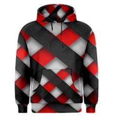 Red Textured Men s Pullover Hoodie