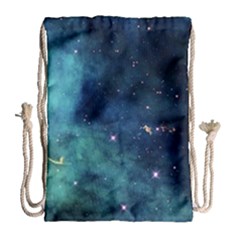 Space Drawstring Bag (large) by Brittlevirginclothing