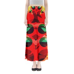 Abstract Digital Design Maxi Skirts