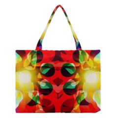 Abstract Digital Design Medium Tote Bag