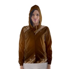 Abstract Background Hooded Wind Breaker (women)