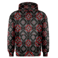 Abstract Black And Red Pattern Men s Pullover Hoodie