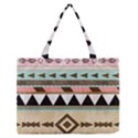 Colorful bohemian Medium Zipper Tote Bag View1