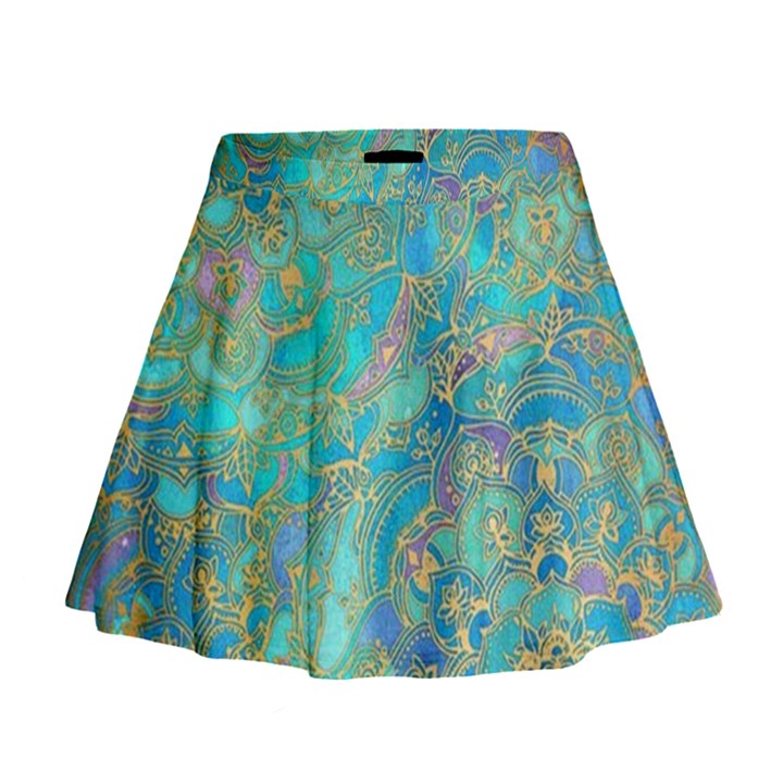 Celtic Mini Flare Skirt