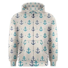 Sailor Anchor Men s Zipper Hoodie by Brittlevirginclothing