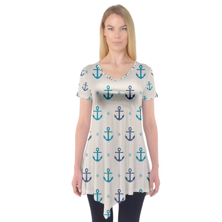 Sailor anchor Short Sleeve Tunic 