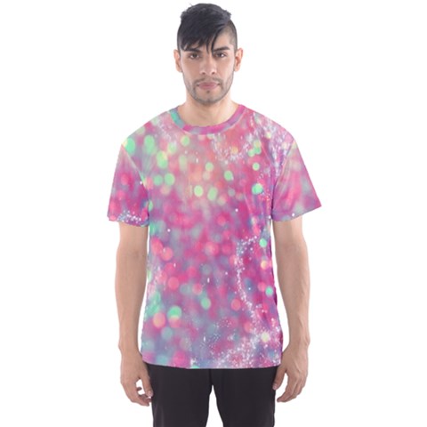 Colorful Sparkles Men s Sport Mesh Tee by Brittlevirginclothing