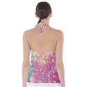 Colorful sparkles Babydoll Tankini Top View2