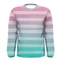 Colorful vertical lines Men s Long Sleeve Tee View1