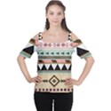 Dark bohemian Women s Cutout Shoulder Tee View1