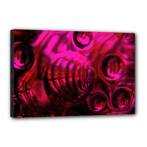 Abstract Bubble Background Canvas 18  X 12 