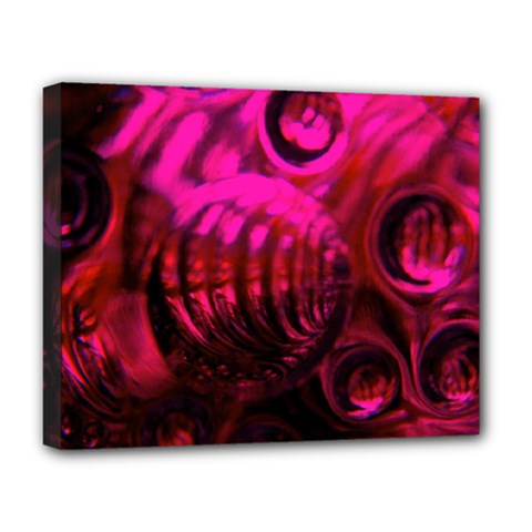 Abstract Bubble Background Deluxe Canvas 20  X 16  