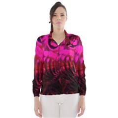 Abstract Bubble Background Wind Breaker (women)