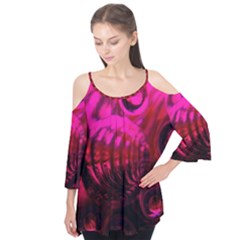 Abstract Bubble Background Flutter Tees