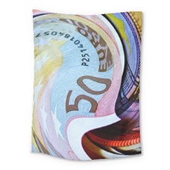 Abstract Currency Background Medium Tapestry