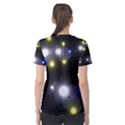 Abstract Dark Spheres Psy Trance Women s Cotton Tee View2