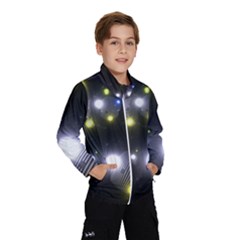 Abstract Dark Spheres Psy Trance Wind Breaker (kids)