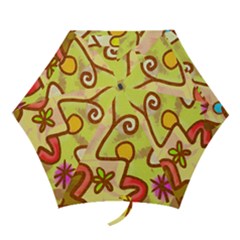 Abstract Faces Abstract Spiral Mini Folding Umbrellas by Amaryn4rt