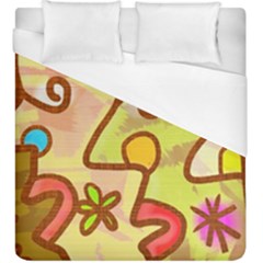 Abstract Faces Abstract Spiral Duvet Cover (king Size)