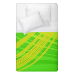 Abstract Green Yellow Background Duvet Cover (single Size)