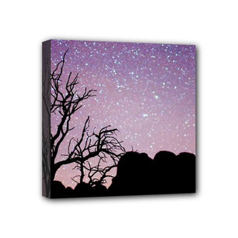 Arches National Park Night Mini Canvas 4  X 4 