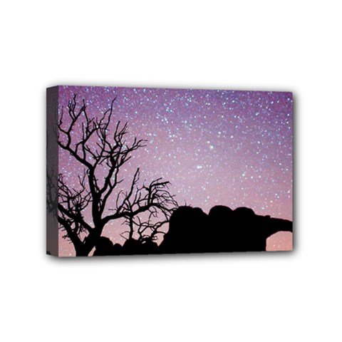 Arches National Park Night Mini Canvas 6  X 4 