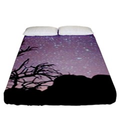 Arches National Park Night Fitted Sheet (king Size)