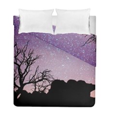 Arches National Park Night Duvet Cover Double Side (full/ Double Size)