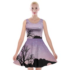 Arches National Park Night Velvet Skater Dress by Amaryn4rt