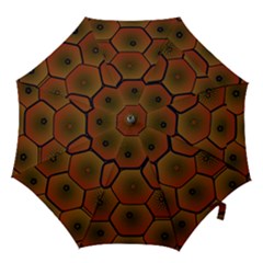 Art Psychedelic Pattern Hook Handle Umbrellas (medium) by Amaryn4rt