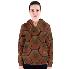 Art Psychedelic Pattern Women s Zipper Hoodie