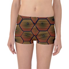 Art Psychedelic Pattern Boyleg Bikini Bottoms