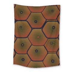 Art Psychedelic Pattern Medium Tapestry