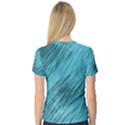 Banner Header Women s V-Neck Sport Mesh Tee View2