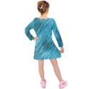 Banner Header Kids  Long Sleeve Velvet Dress View2