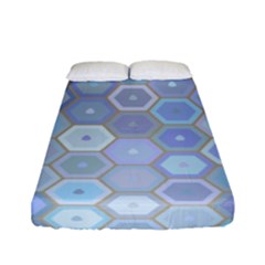 Bee Hive Background Fitted Sheet (full/ Double Size) by Amaryn4rt