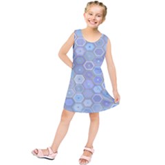 Bee Hive Background Kids  Tunic Dress