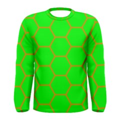 Bee Hive Texture Men s Long Sleeve Tee