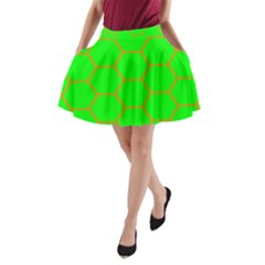 Bee Hive Texture A-line Pocket Skirt by Amaryn4rt