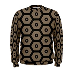 Black Bee Hive Texture Men s Sweatshirt by Amaryn4rt